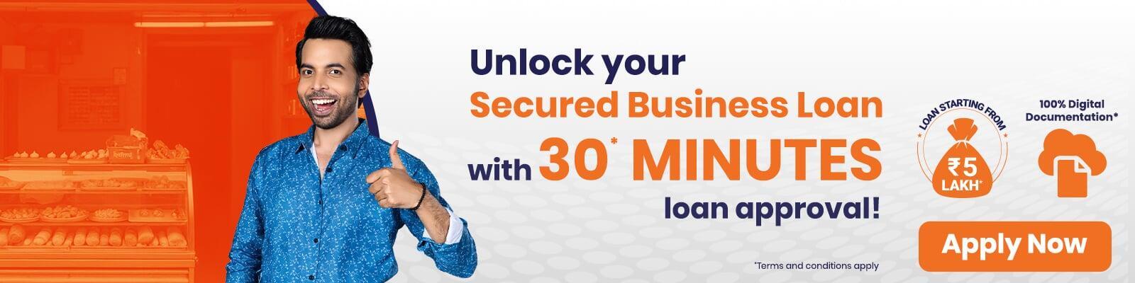 Home Loan or Secured Business Loan